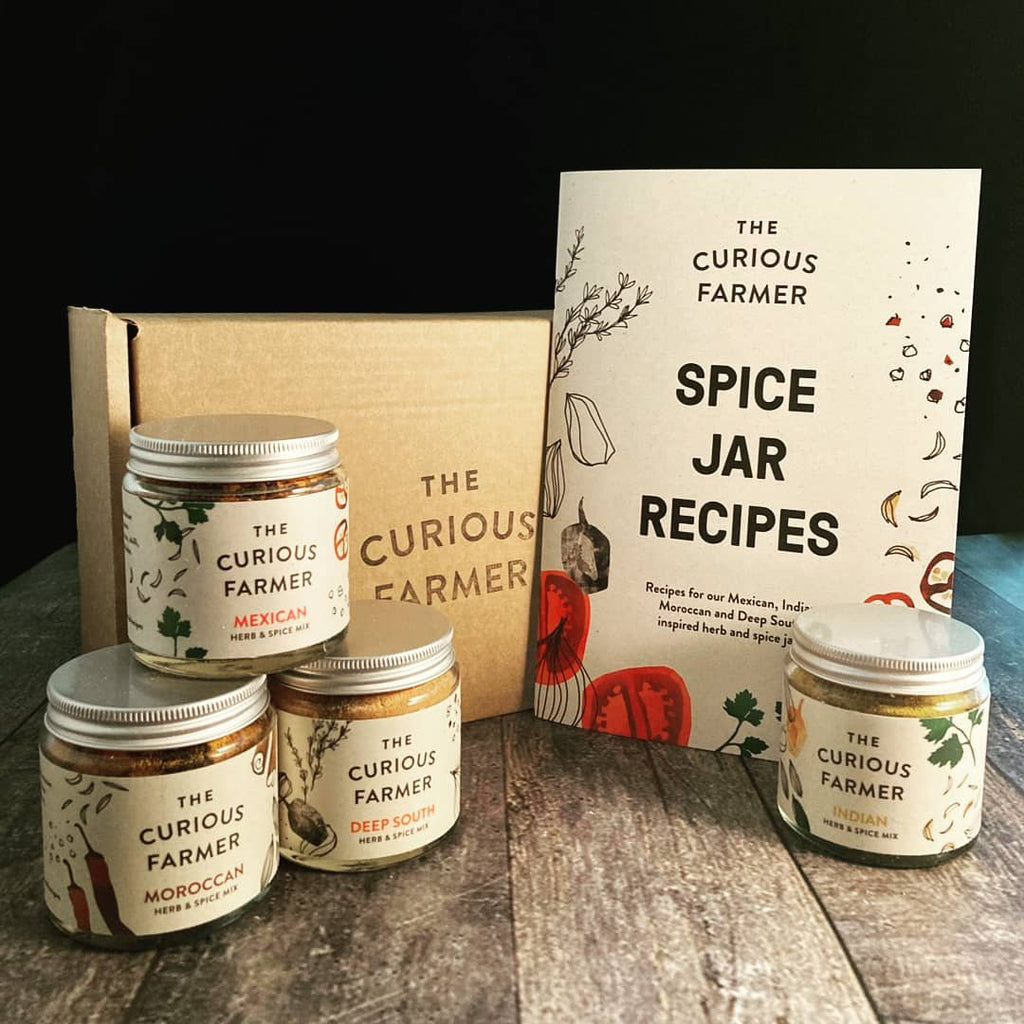 Spice Jars Recipe Box